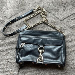 Rebecca Minkoff Mini M.A.C bag black leather